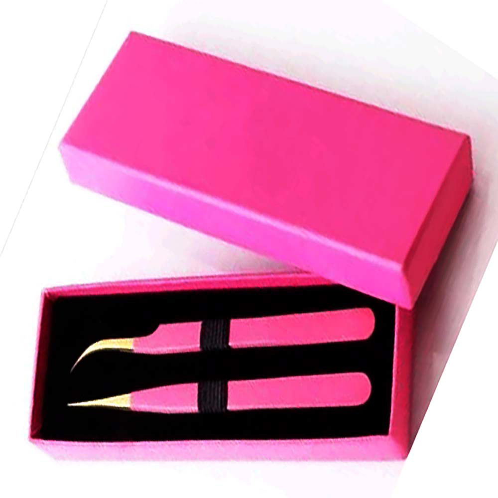 Eyelash Tweezer fiber tip tweezer set lash extensions accessories eyelash tools Tweezers Eye Lash - view 2