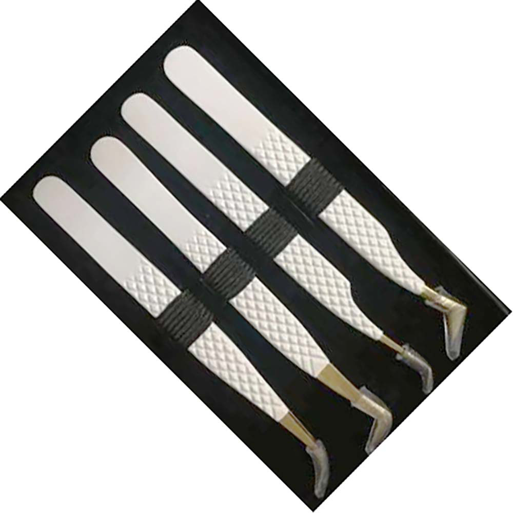 Eyelash Tweezer fiber tip tweezer set lash extensions accessories eyelash tools Tweezers Eye Lash