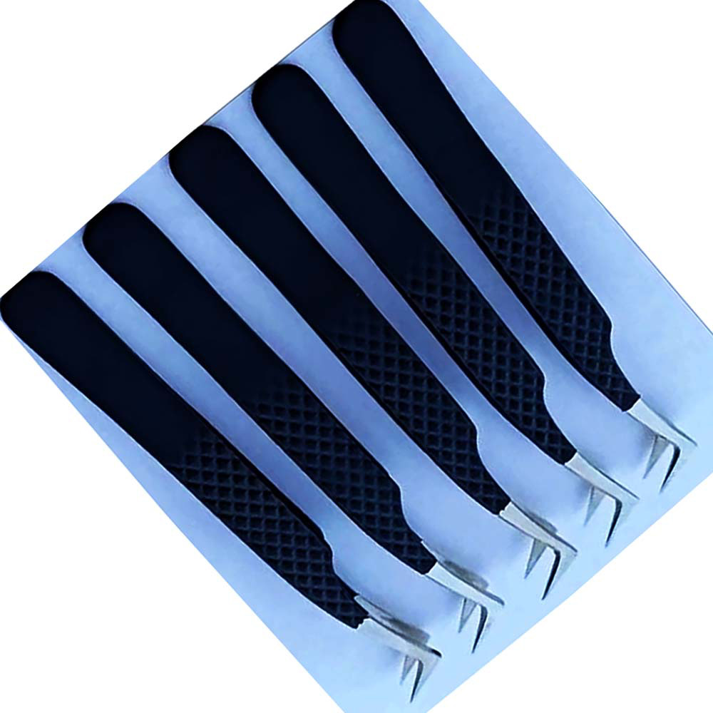Eyelash Tweezer fiber tip tweezer set lash extensions accessories eyelash tools Tweezers Eye Lash - view 2