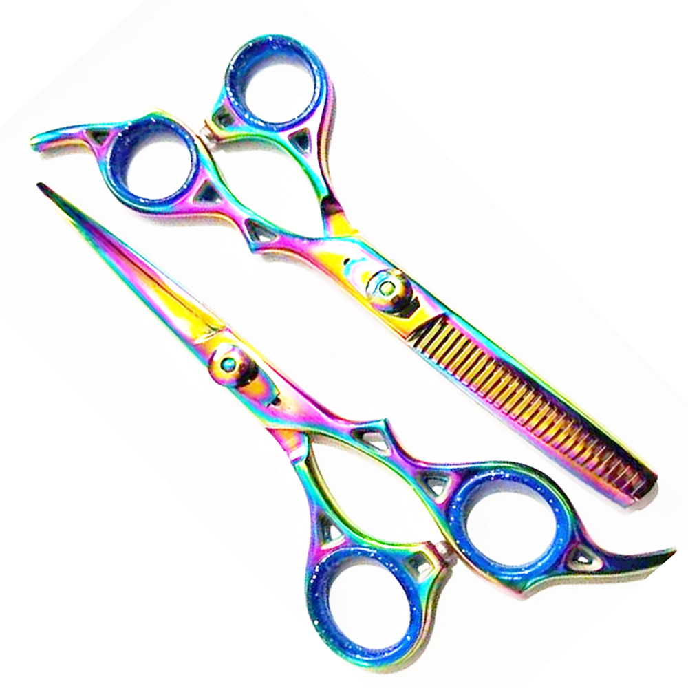 Light weight Barber Scissors Professional hair cutting set Stainless steel hair scissors Thinning 
