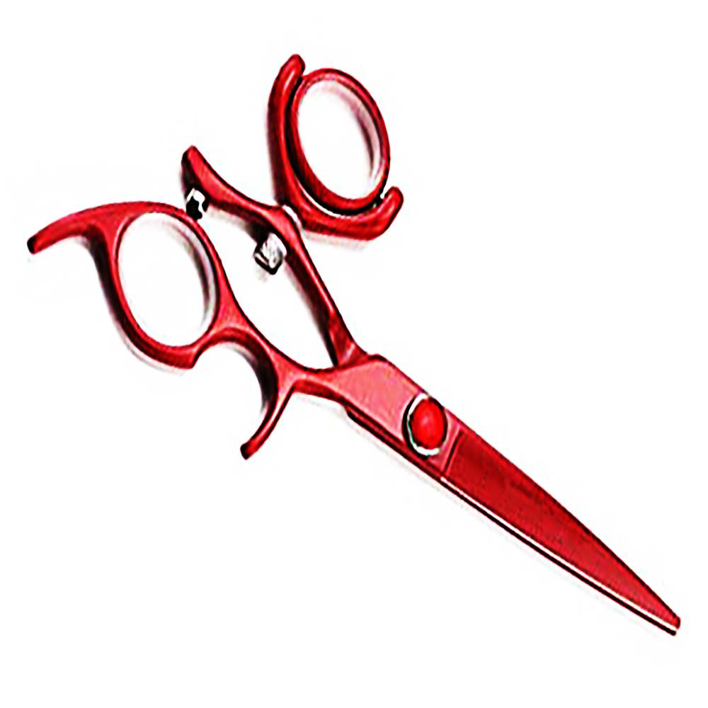Right Swivel Thumb Matching Shear & Thinner Beauty Stainless steel swivel Thumb 360 rotatable ring  - view 2