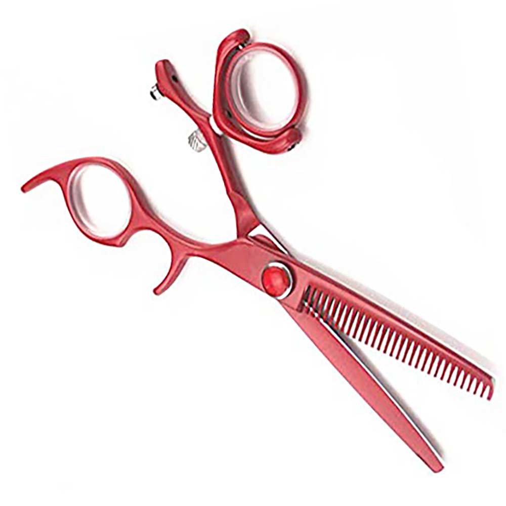 Right Swivel Thumb Matching Shear & Thinner Beauty Stainless steel swivel Thumb 360 rotatable ring  - view 3