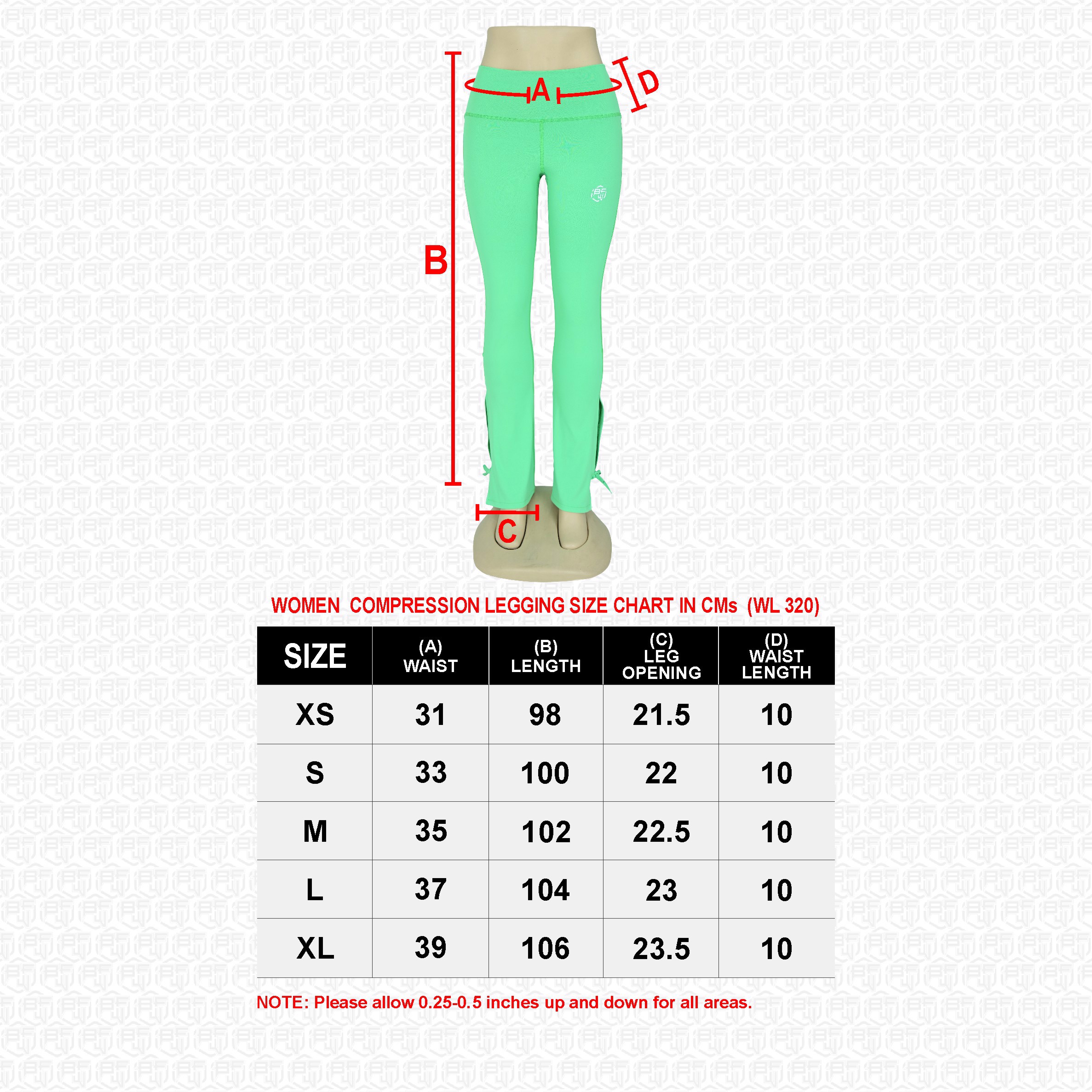 Customized leggings for workout and fitness wear  lightweight, breathable,Sweat Wicking Leggings  - view 7