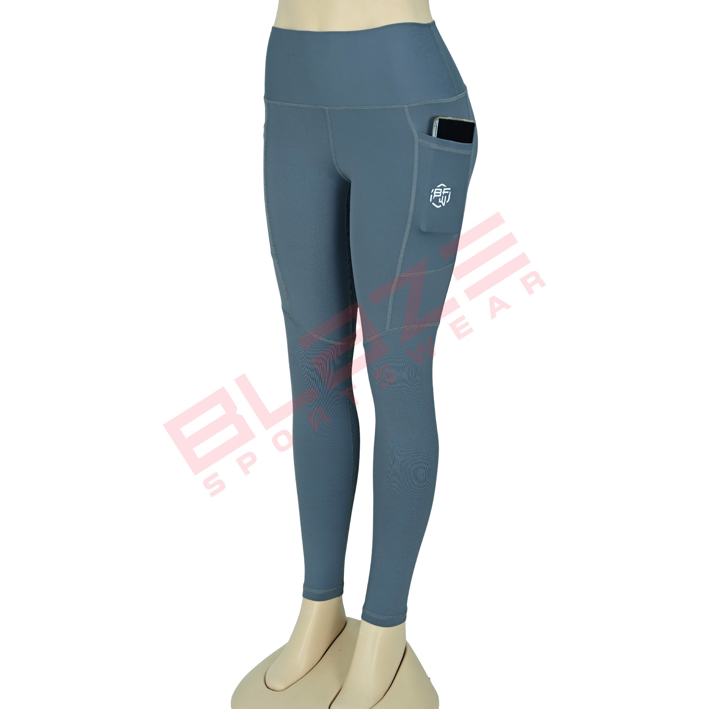 Personalized High Waist Workout Sports Yoga pants Breathable Sweat Wicking Leggings 