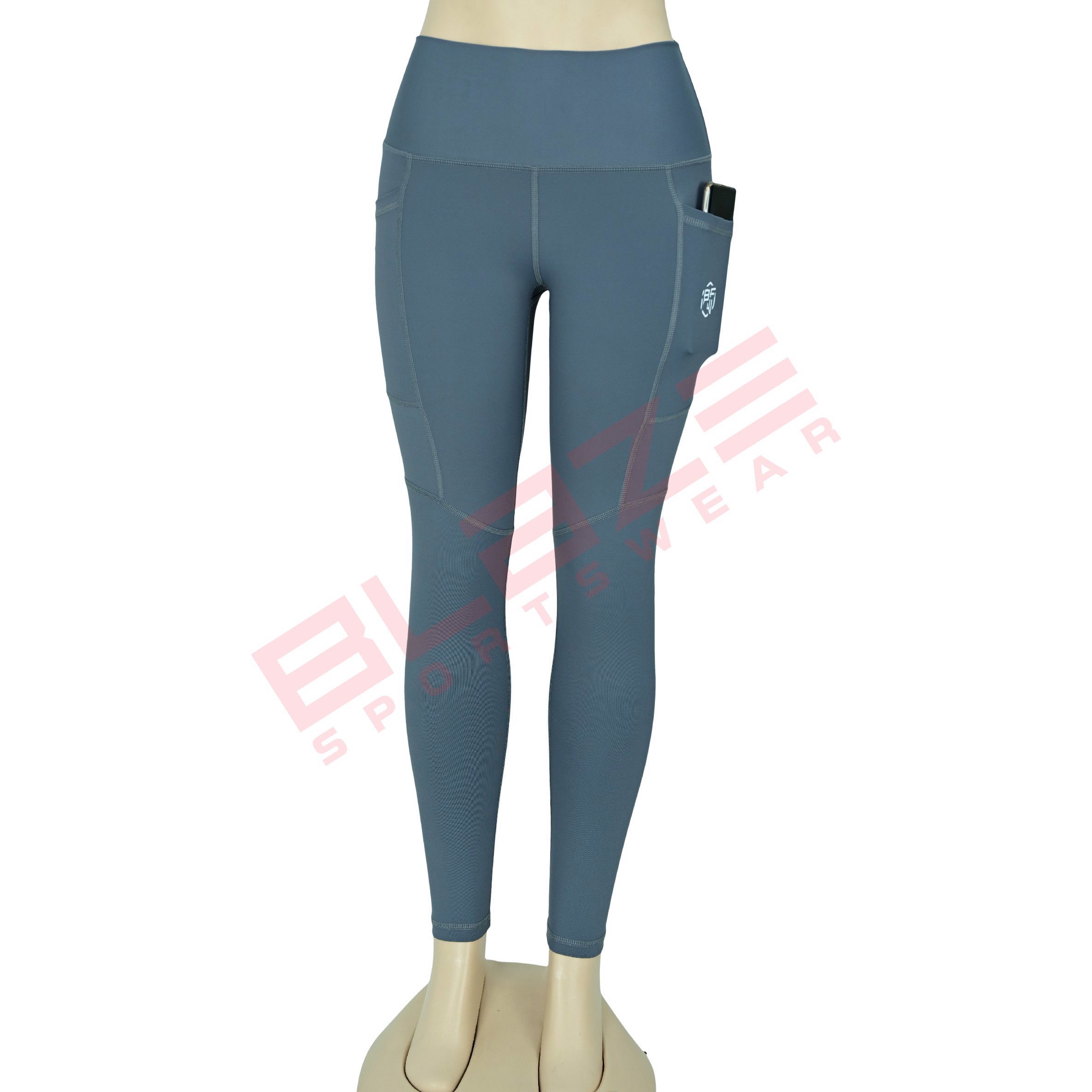 Personalized High Waist Workout Sports Yoga pants Breathable Sweat Wicking Leggings  - view 4