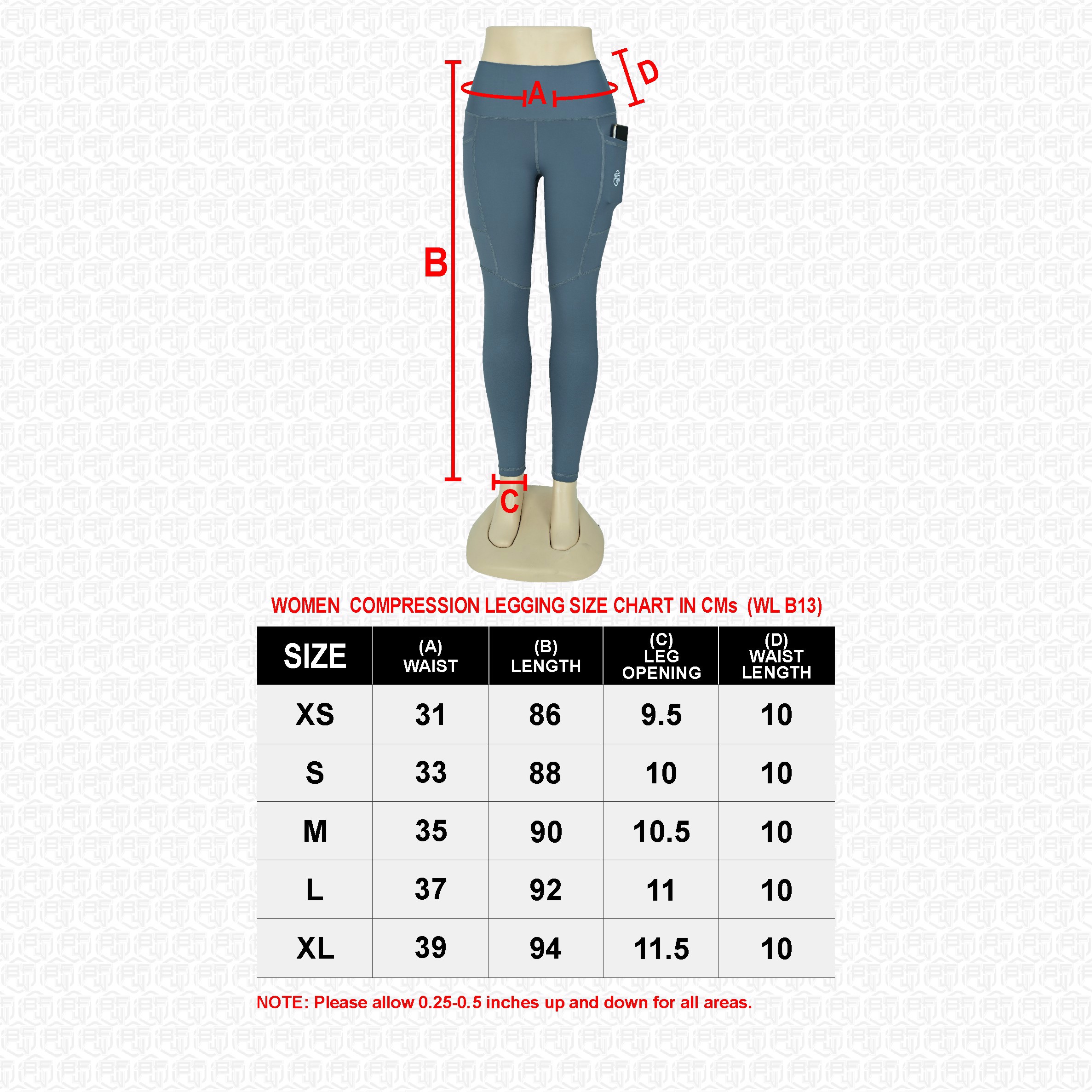 Personalized High Waist Workout Sports Yoga pants Breathable Sweat Wicking Leggings  - view 6