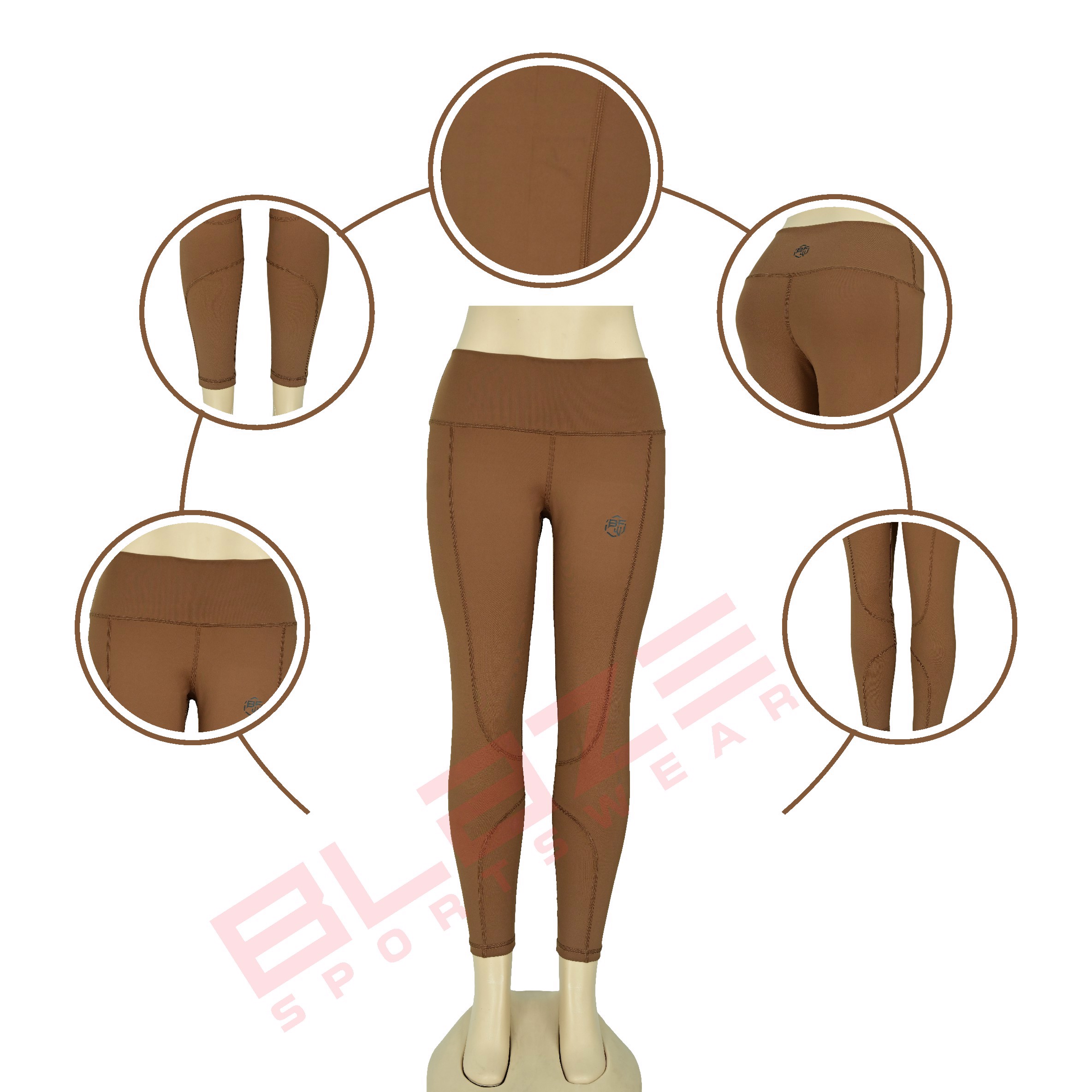 Customize Your Perfect Workout Leggings: High Waist, Breathable Material, Sweat-Wicking - view 6