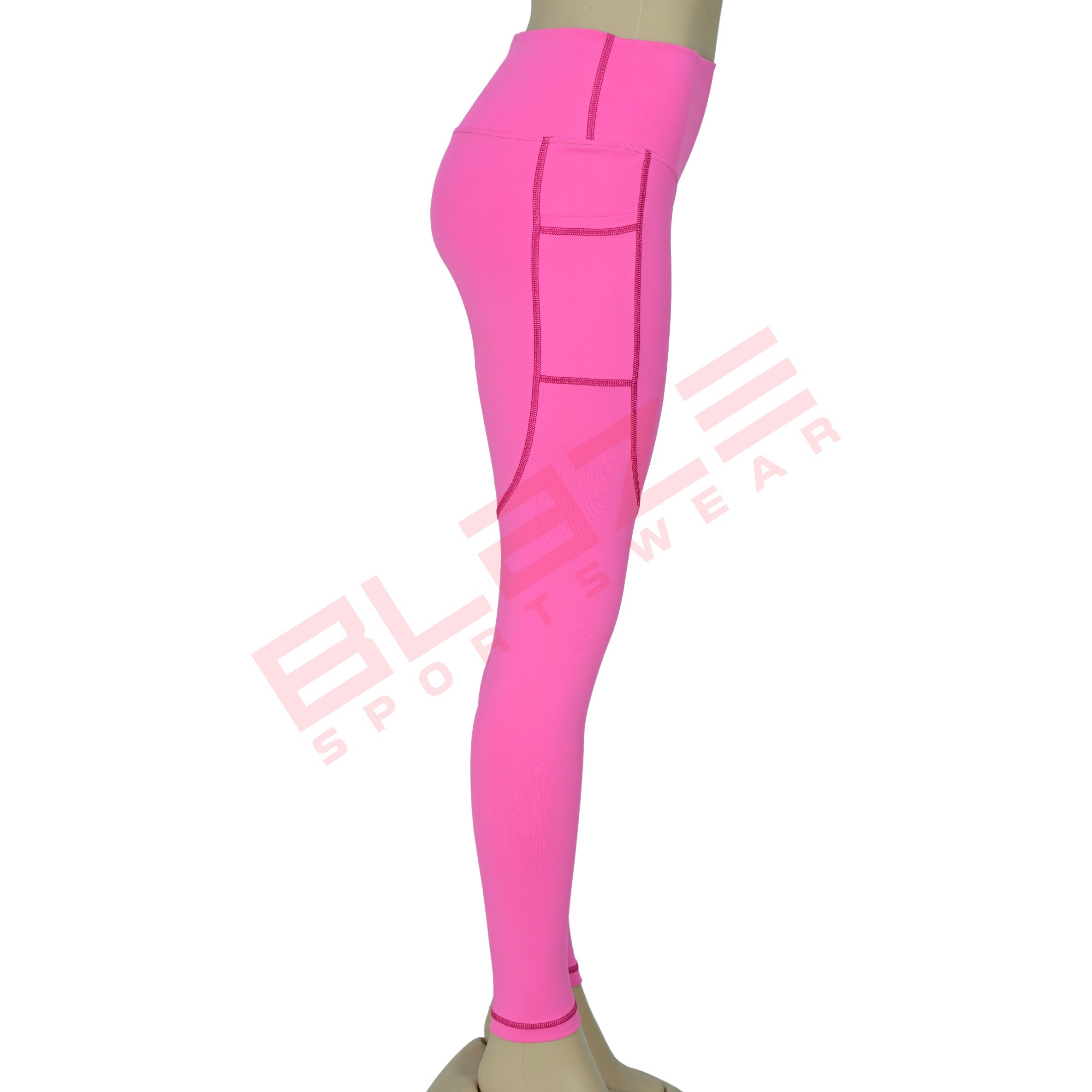 Personalize leggings for workout and fitness wear  lightweight, breathable,Sweat Wicking Leggings  - view 3