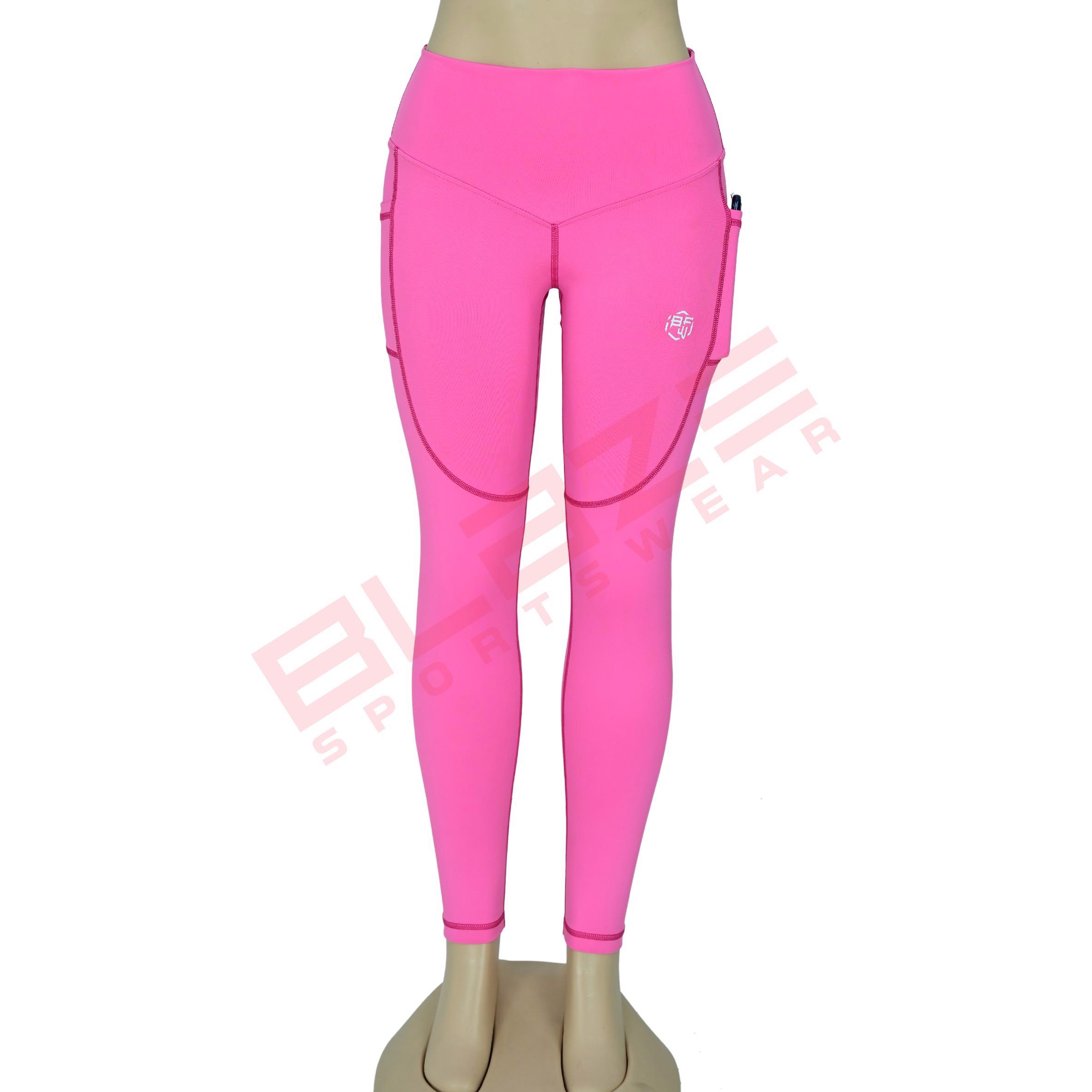 Personalize leggings for workout and fitness wear  lightweight, breathable,Sweat Wicking Leggings  - view 4