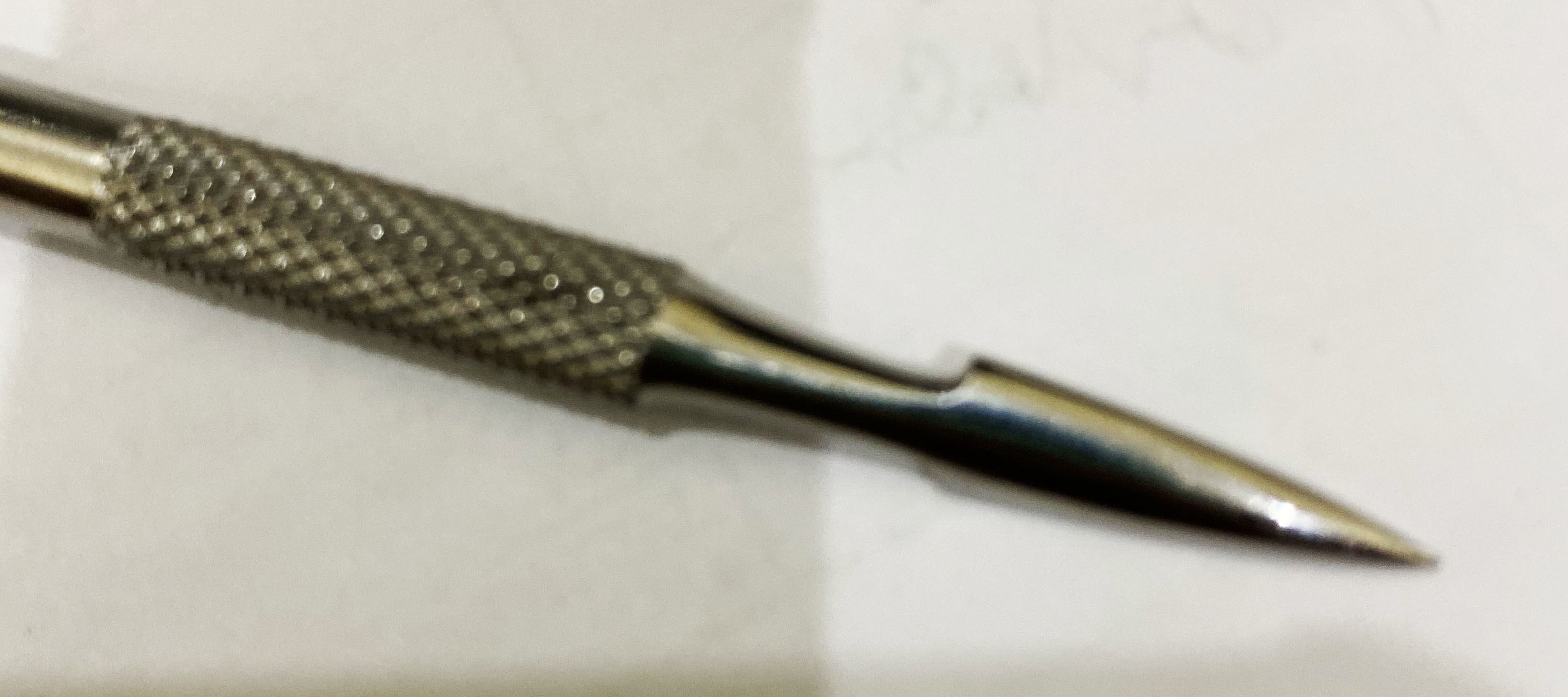  Ready to Ship wholesale High Quality Double-ended Nail Spoon Pusher Stainless Steel Manicure Tools - view 2