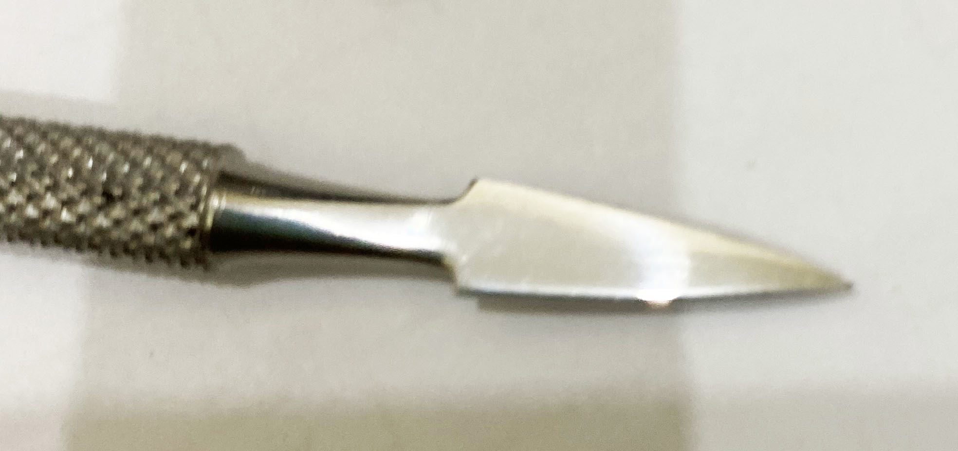  Ready to Ship wholesale High Quality Double-ended Nail Spoon Pusher Stainless Steel Manicure Tools - view 4