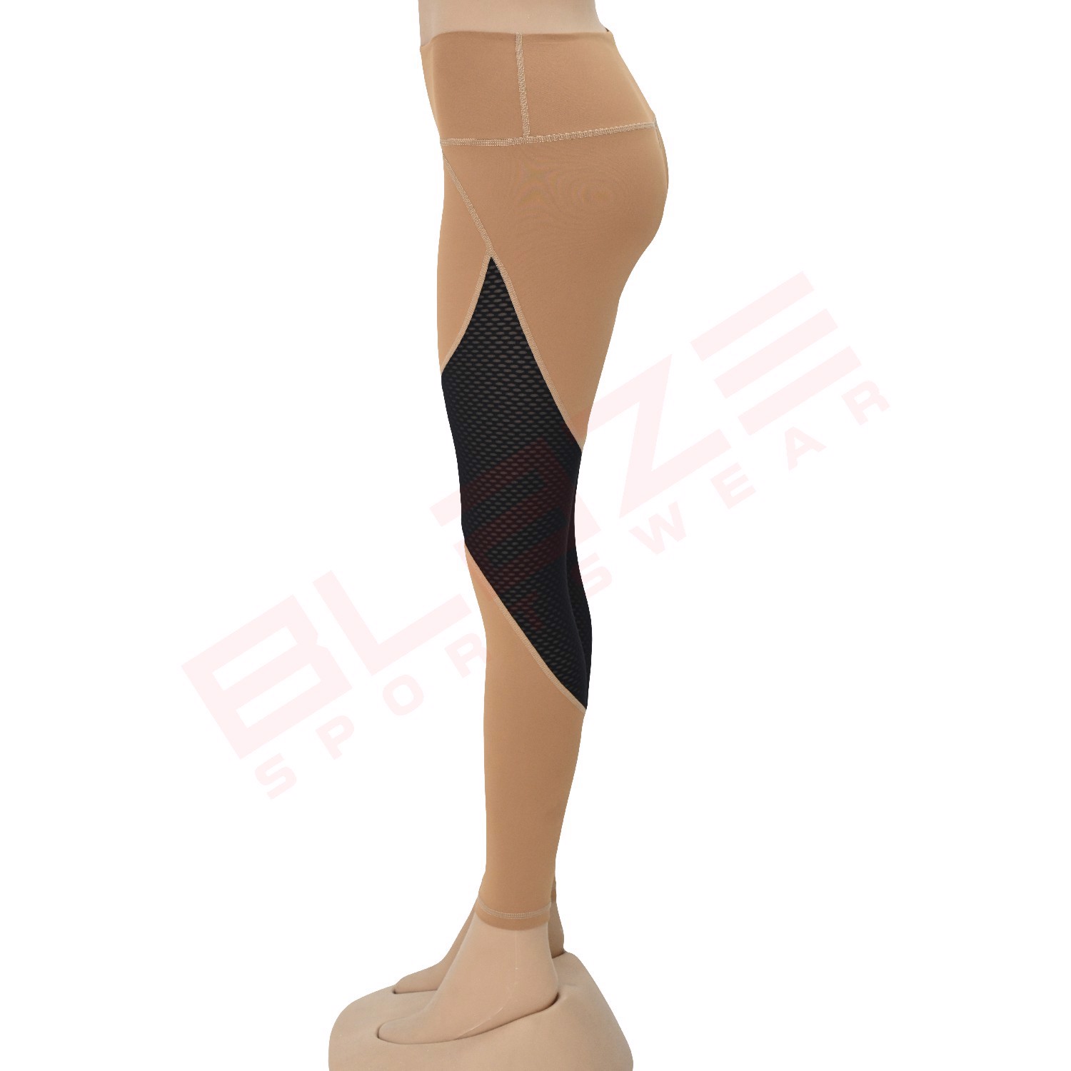 Personalize High-Waist Athletic Leggings: Breathable and Sweat-Resistant Materia
