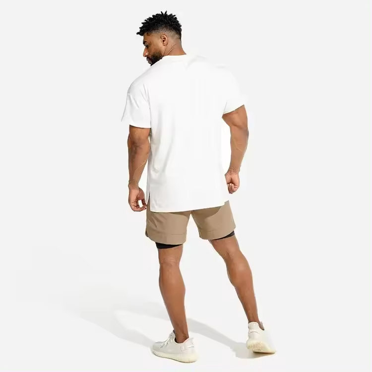 Mens Gym t shirt Running Wear Blank T Shirt Wholesale cheap prize OEM Custom LOGO Men's t shirt