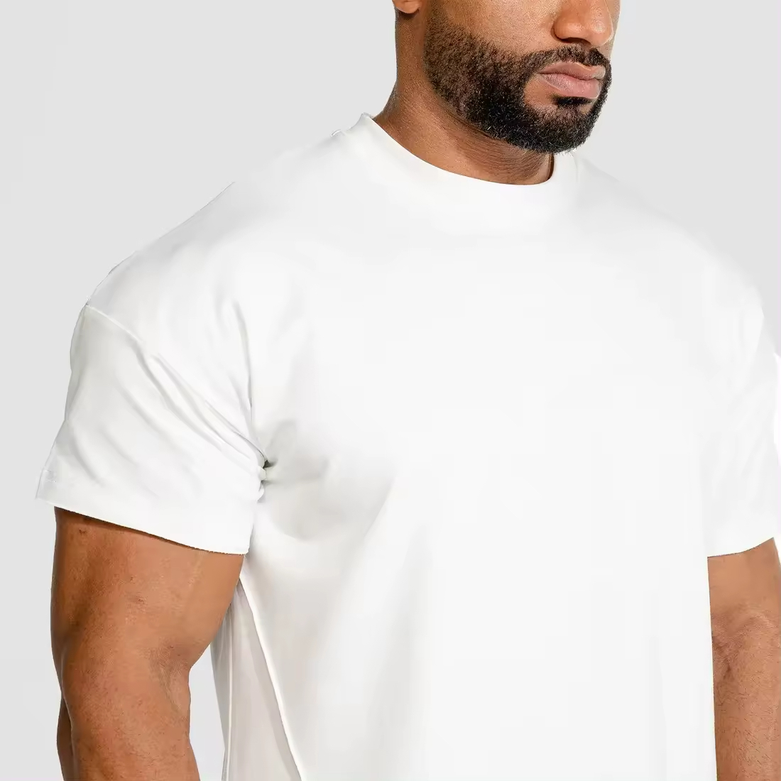 Mens Gym t shirt Running Wear Blank T Shirt Wholesale cheap prize OEM Custom LOGO Men's t shirt - view 4