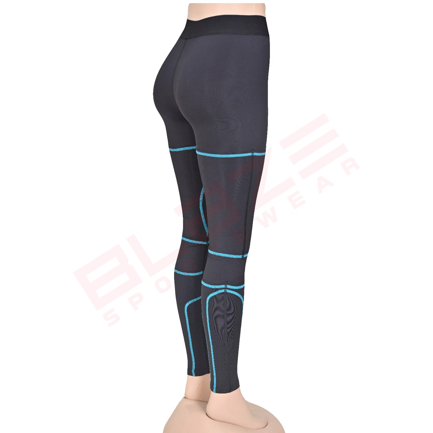 Customized High Waist Workout Sports Yoga pants Breathable Sweat Wicking Leggings