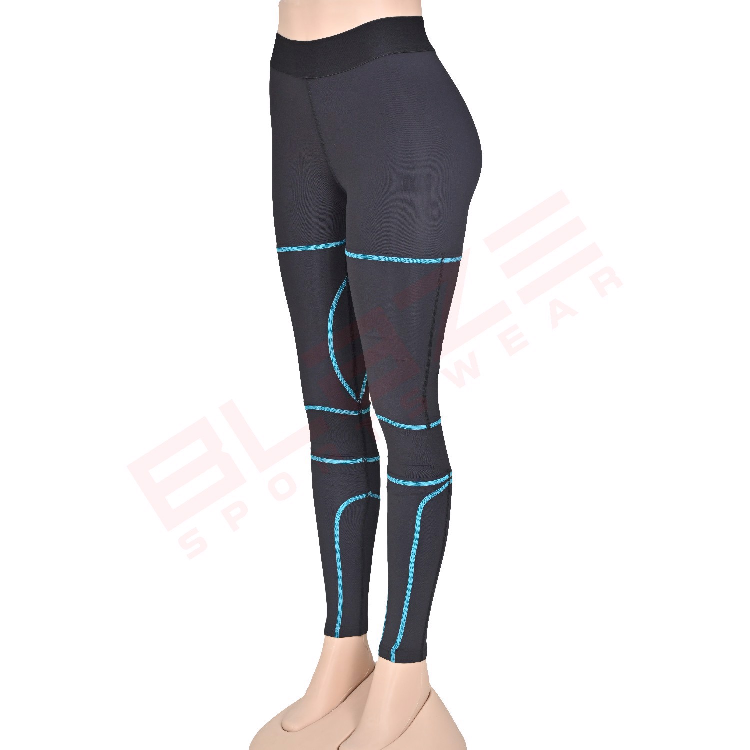 Customized High Waist Workout Sports Yoga pants Breathable Sweat Wicking Leggings - view 3