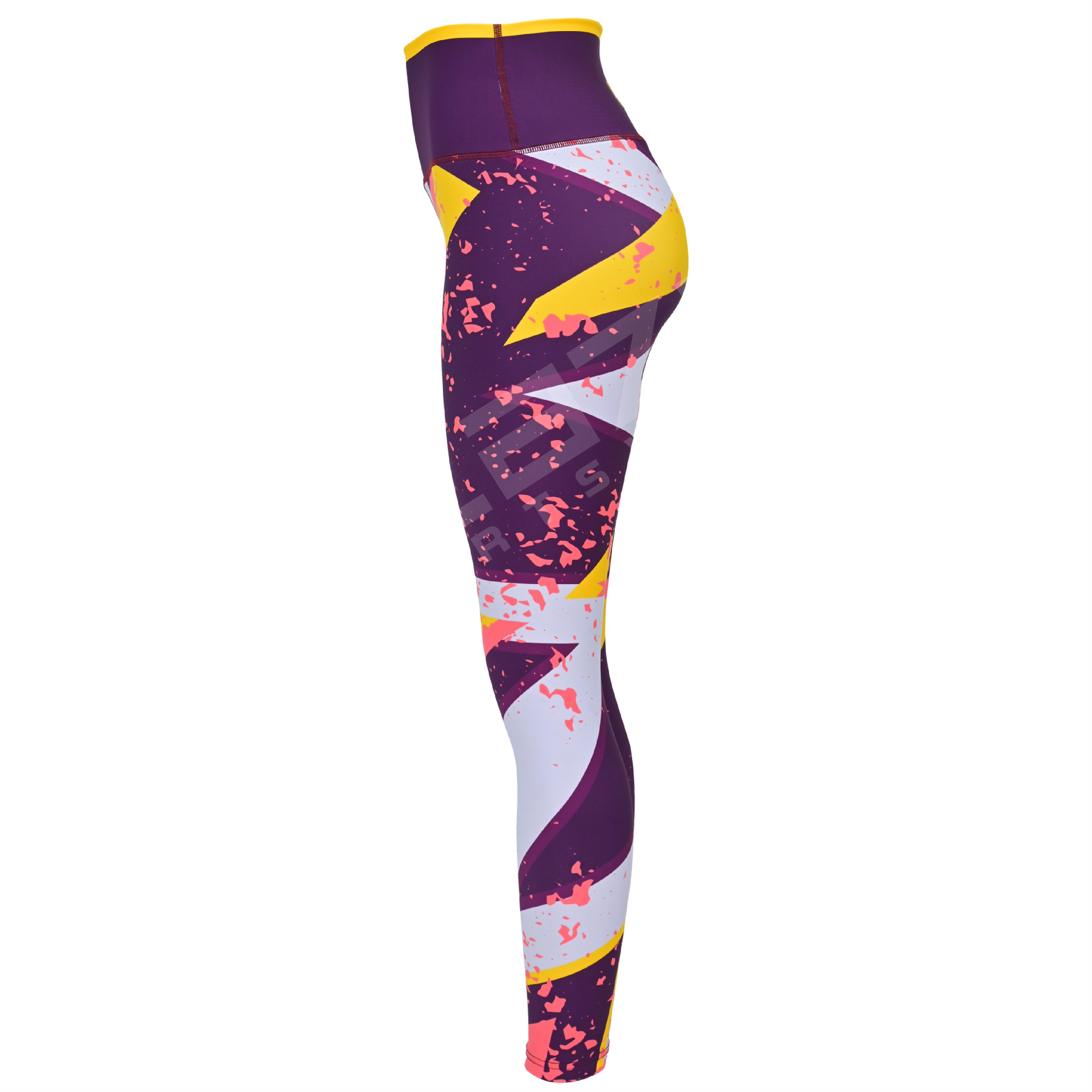 Customized High Waist Workout Sports Yoga pants Breathable Sweat Wicking Leggings 