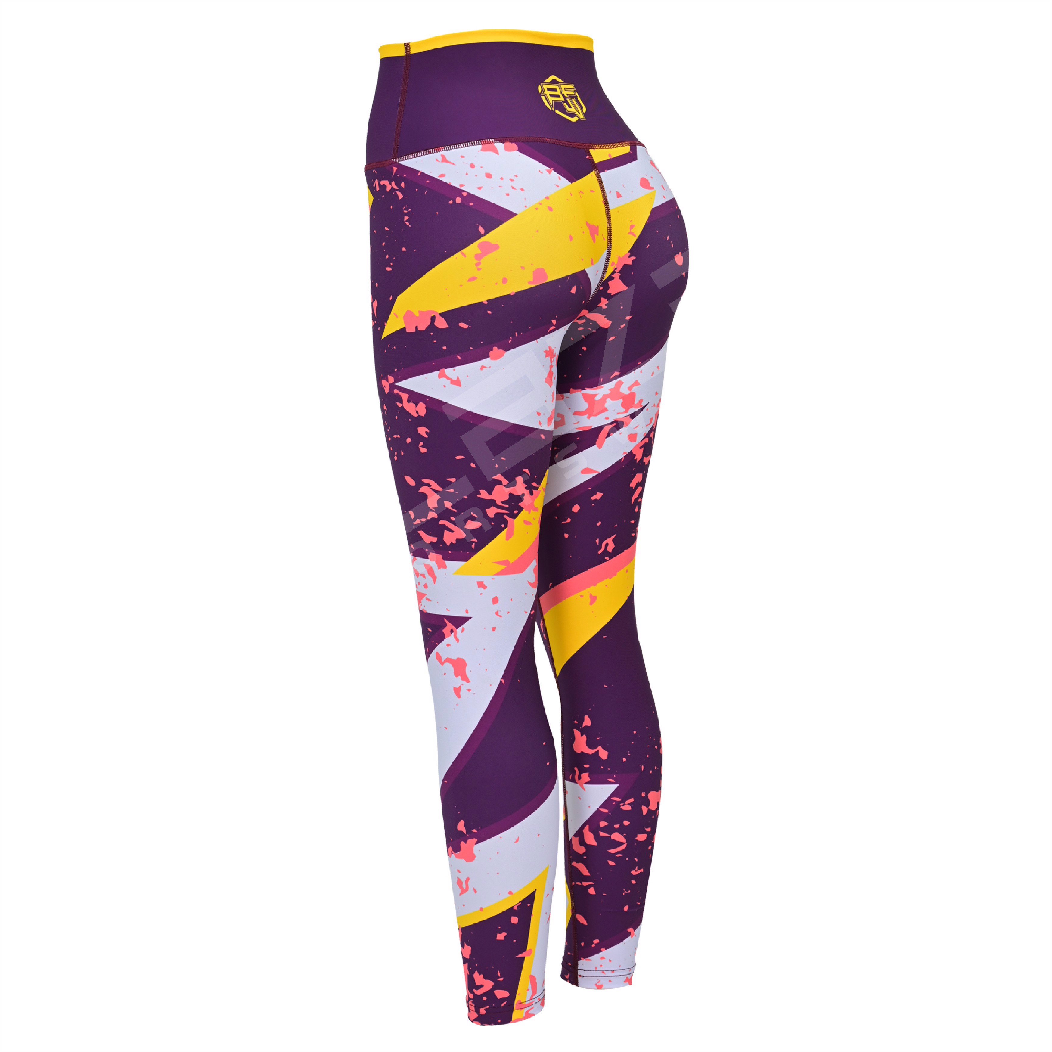 Customized High Waist Workout Sports Yoga pants Breathable Sweat Wicking Leggings  - view 4