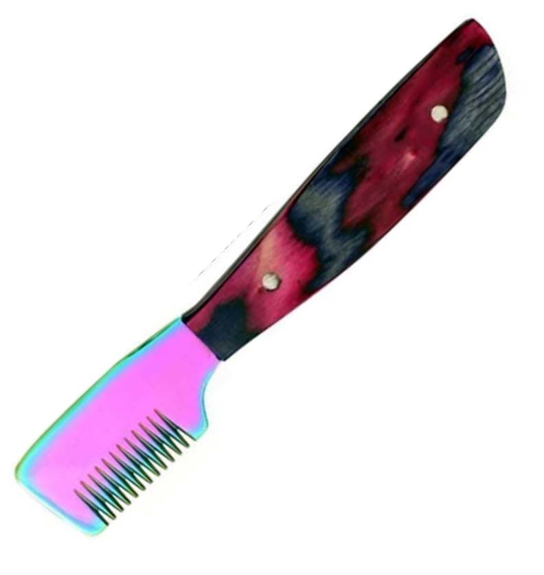  Customized Dog Grooming Comb Scissors Set Curved Chunkier Thinning Pet Scissors for pets stripping  - view 2
