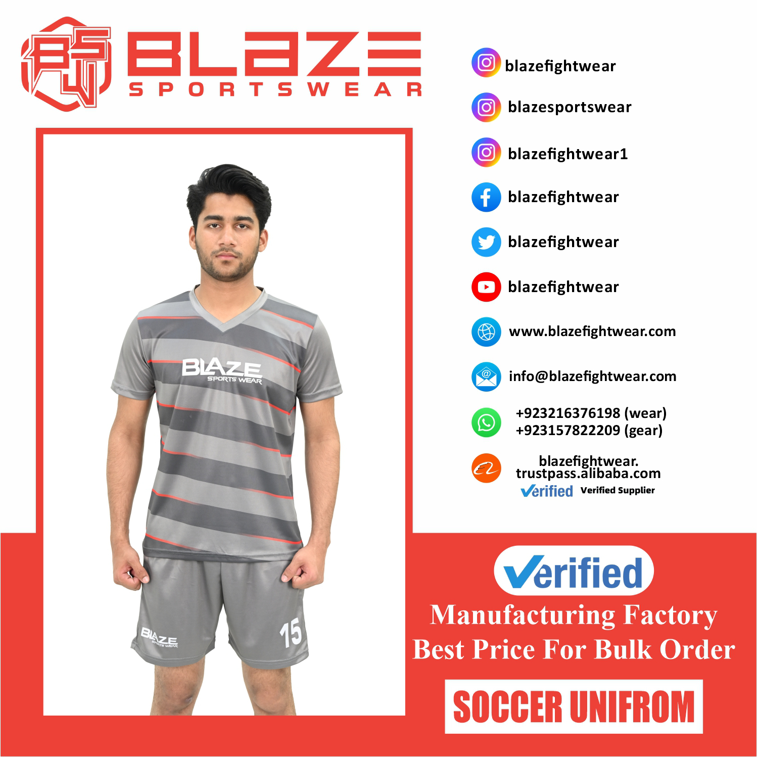   Soccer Uniform Club Kit Quality Breathable Sublimation Football Jersey Soccer Wear for unisex - view 5