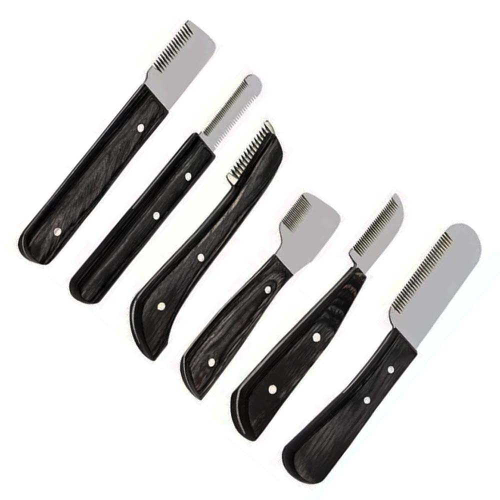  Customized Dog Grooming Comb Scissors Set Curved Chunkier Thinning Pet Scissors for pets stripping 