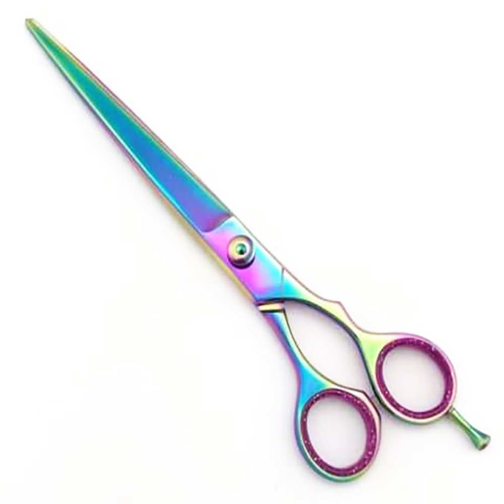 Stainless steel Rose Gold Dog Grooming Scissors Set Curved Chunkier Thinning Pet Scissors for pets