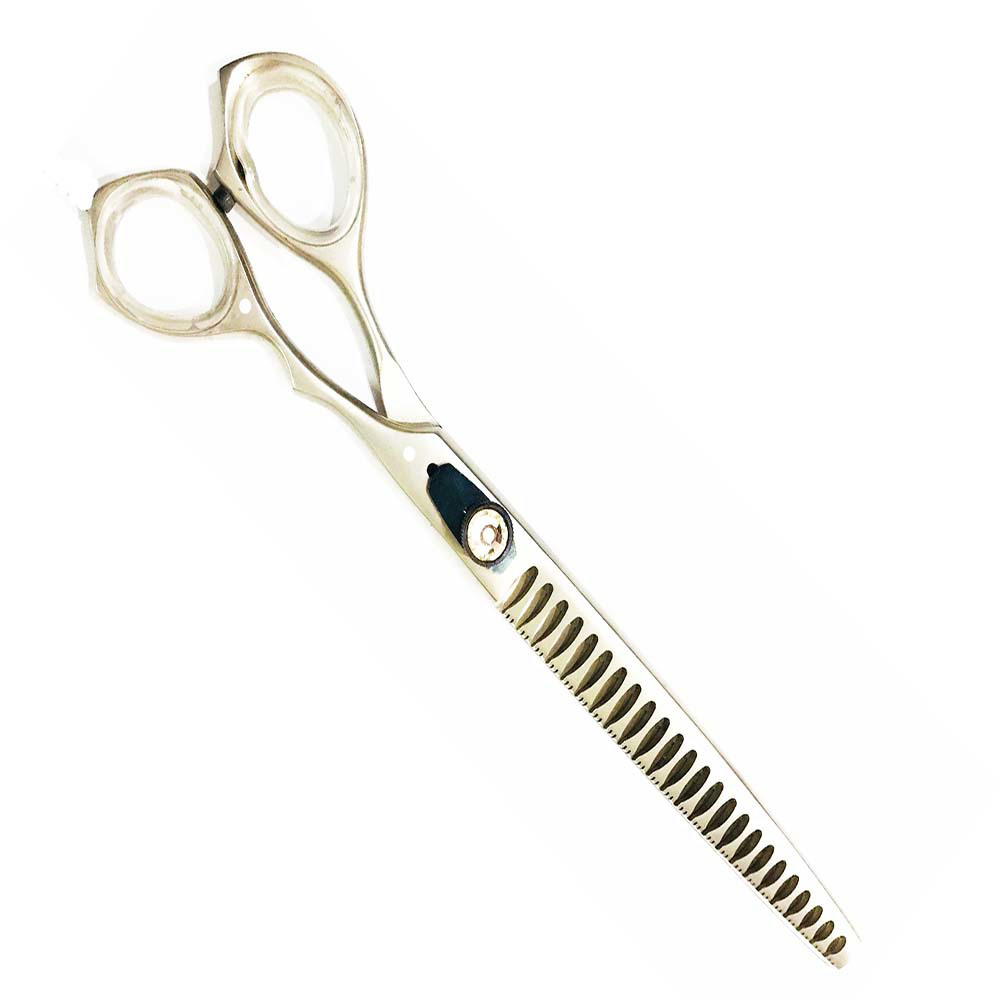Stainless steel Rose Gold Dog Grooming Scissors Set Curved Chunkier Thinning Pet Scissors for pets - view 5