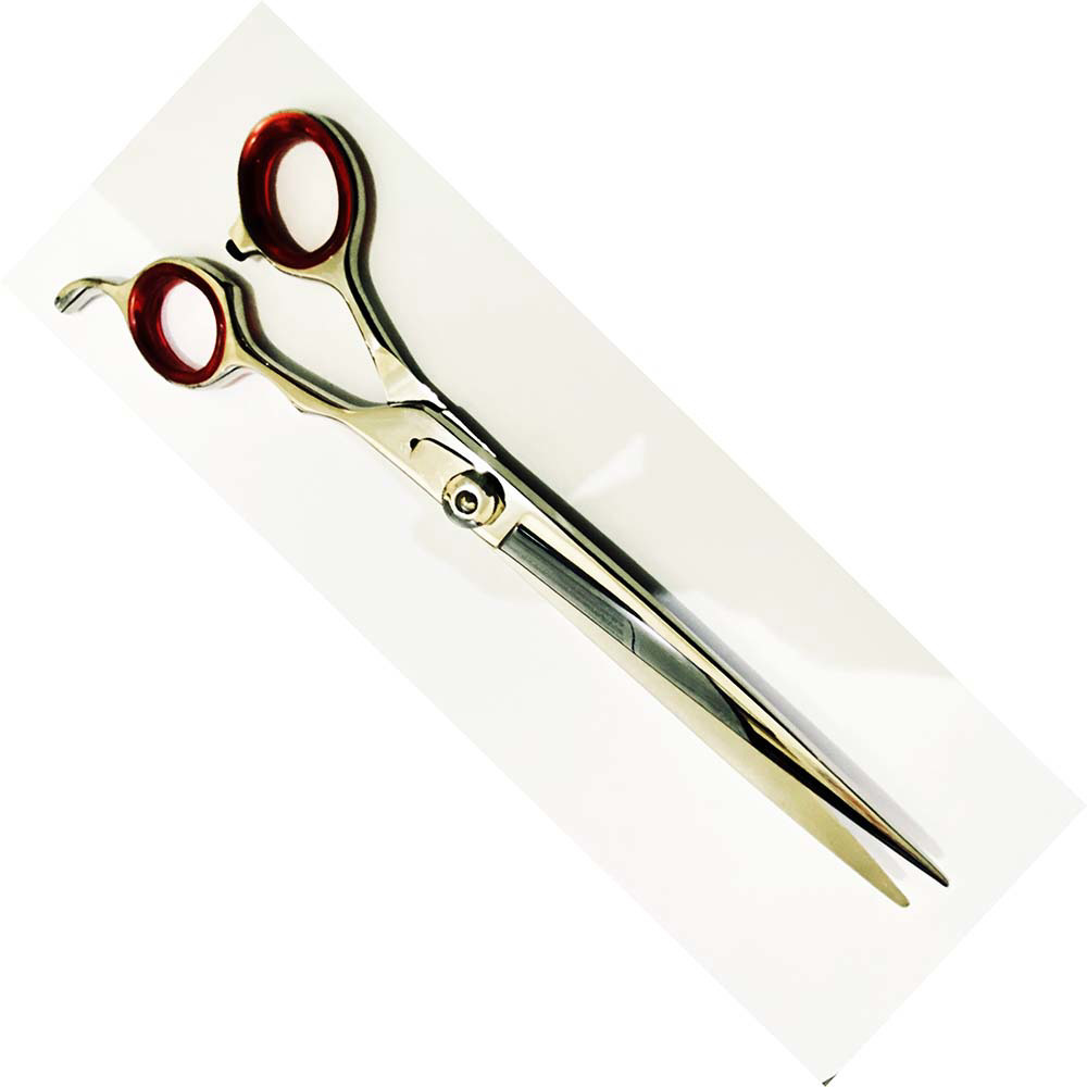Stainless steel Rose Gold Dog Grooming Scissors Set Curved Chunkier Thinning Pet Scissors for pets - view 3