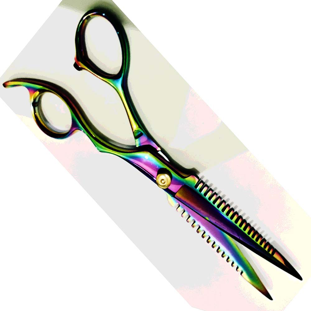 Stainless steel Rose Gold Dog Grooming Scissors Set Curved Chunkier Thinning Pet Scissors for pets - view 7