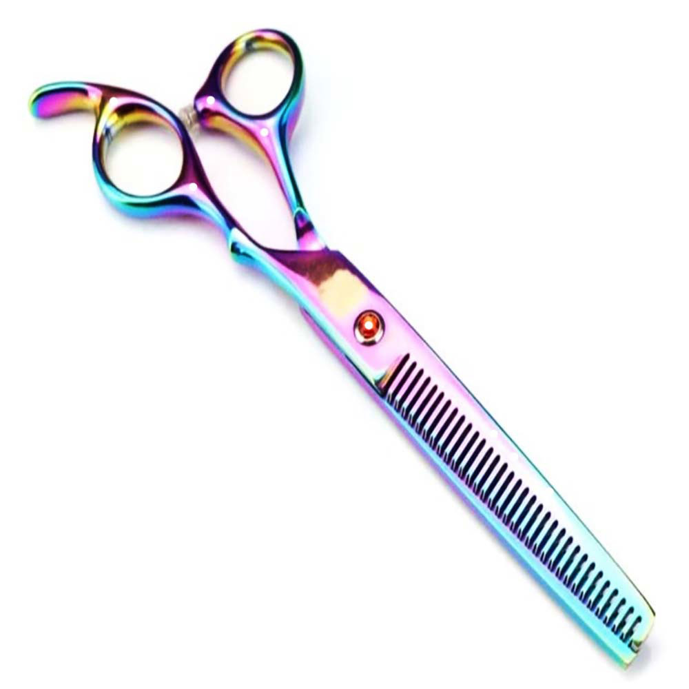Stainless steel Rose Gold Dog Grooming Scissors Set Curved Chunkier Thinning Pet Scissors for pets - view 2
