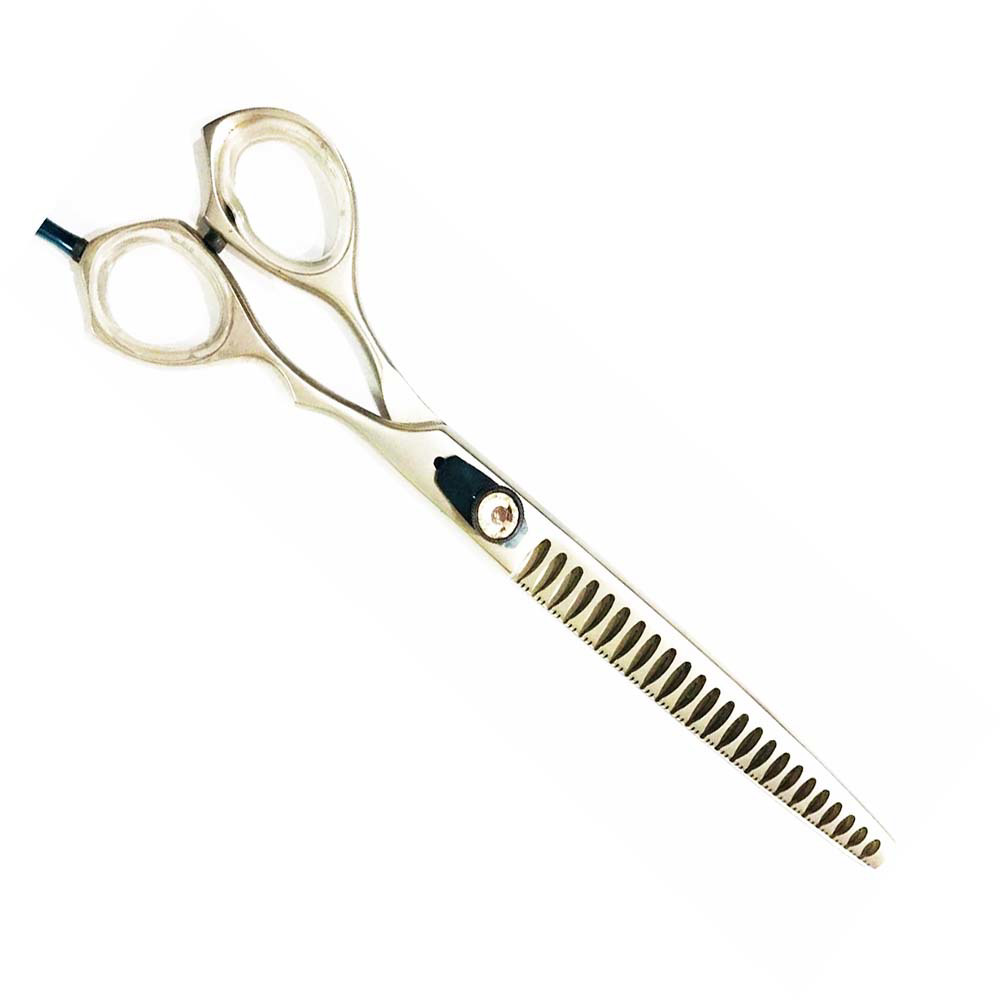 Stainless steel Rose Gold Dog Grooming Scissors Set Curved Chunkier Thinning Pet Scissors for pets - view 3