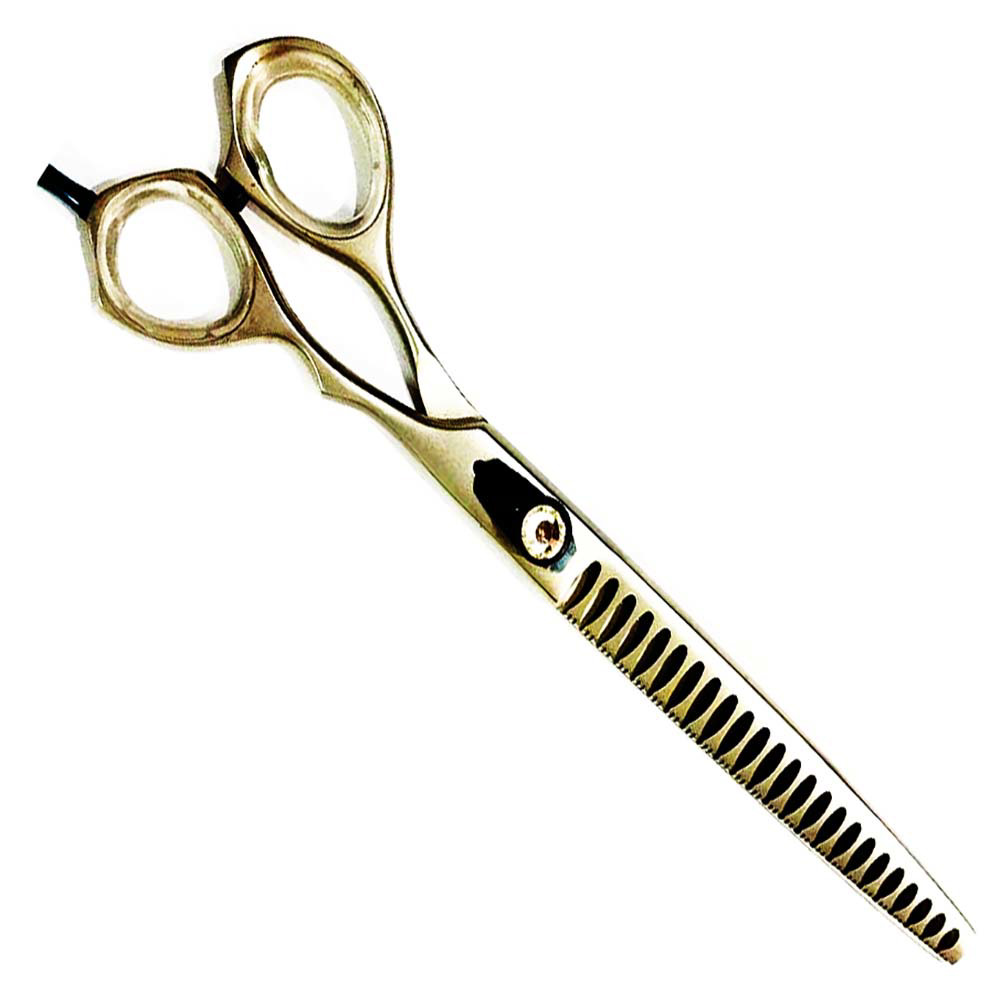 Stainless steel Rose Gold Dog Grooming Scissors Set Curved Chunkier Thinning Pet Scissors for pets - view 5