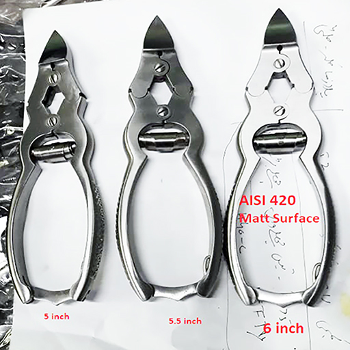 15cm Chiropody Professional Cuticle Trimmer Nail Cuticle Cutter Stainless Steel Podiatry Nipper