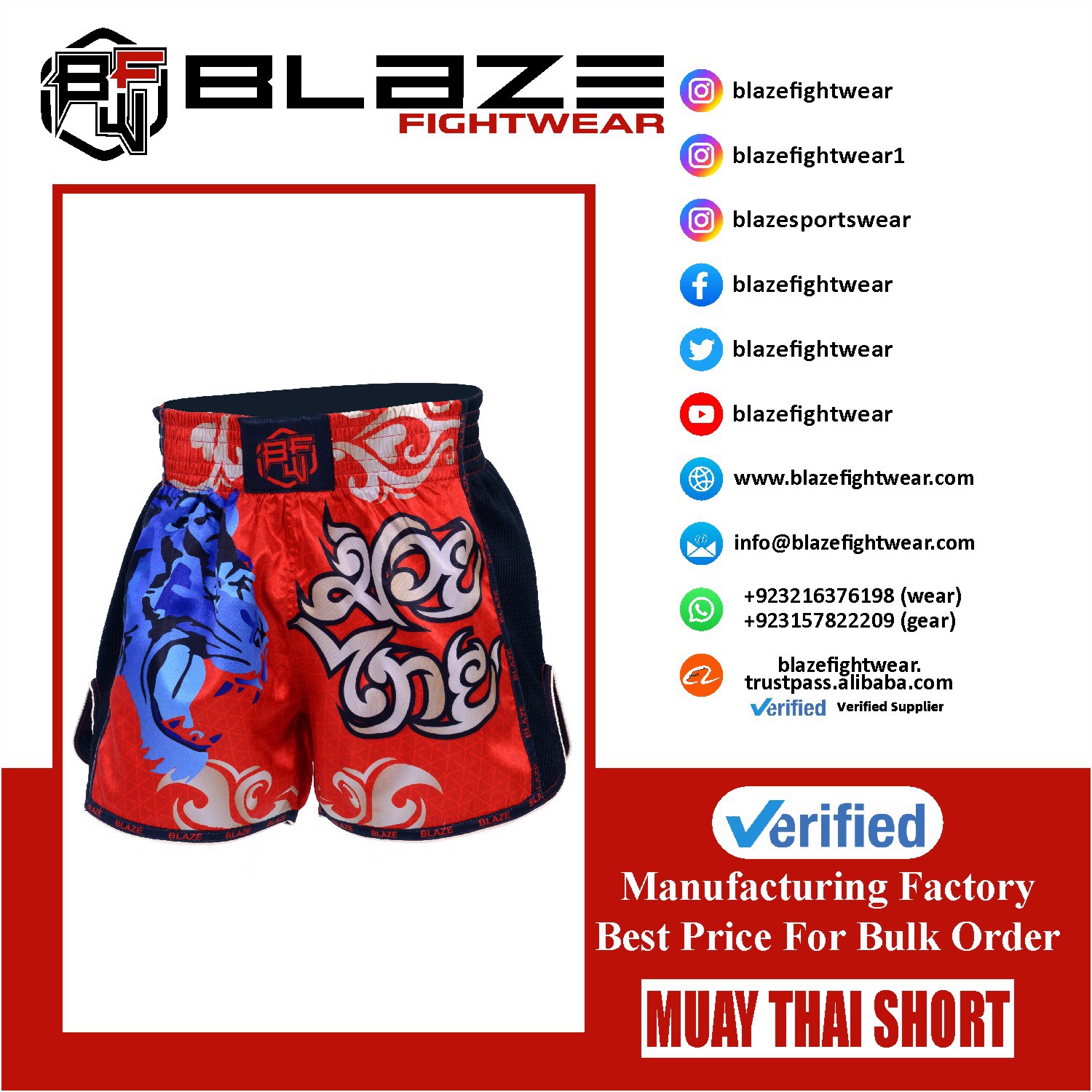 Customize Sublimation Muay Thai Shorts Trunks Kick Martial Arts Training Gym Clothing boxing short