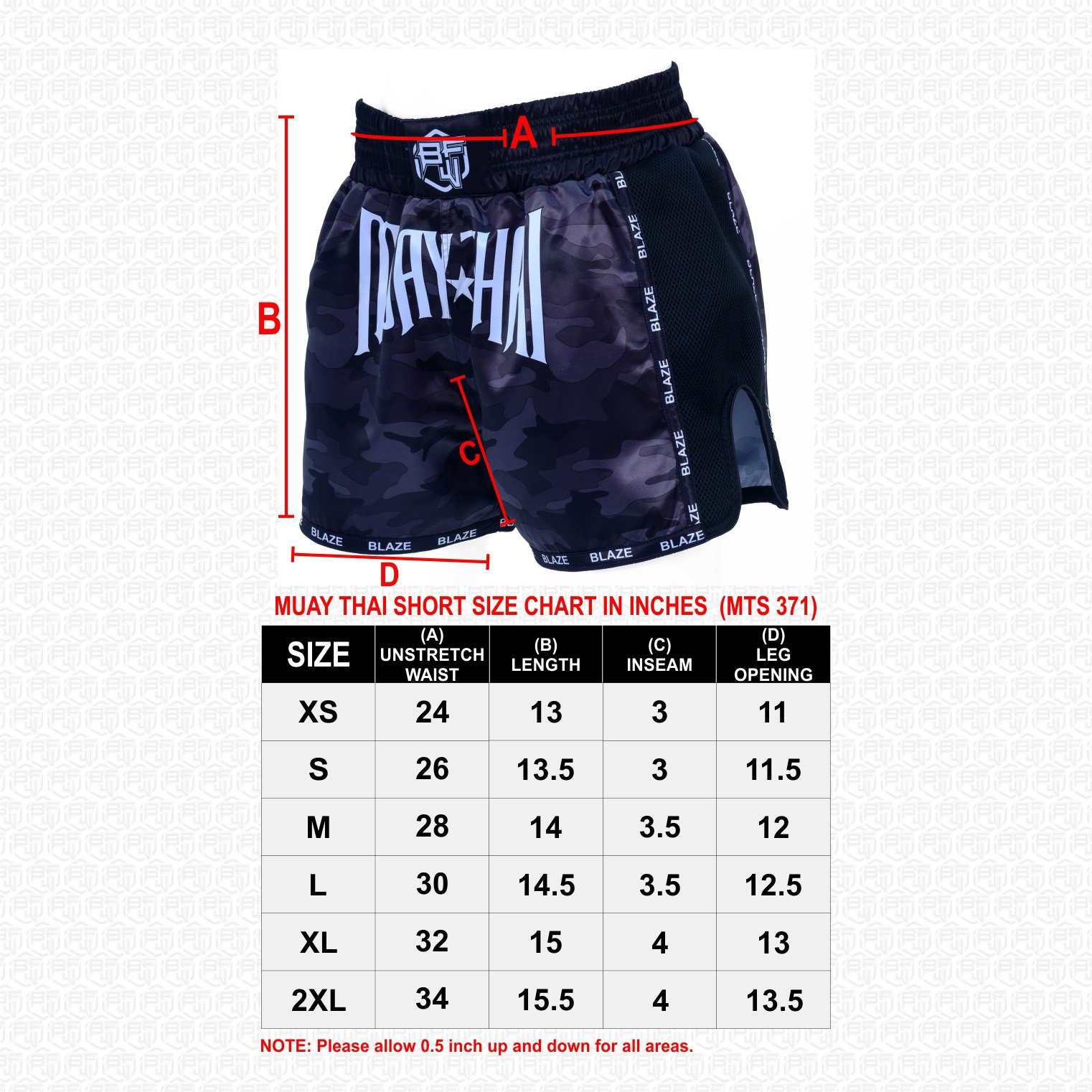 Customized Muay Thai short kick boxing short muay thai trunks sublimation muay thai shorts - view 7