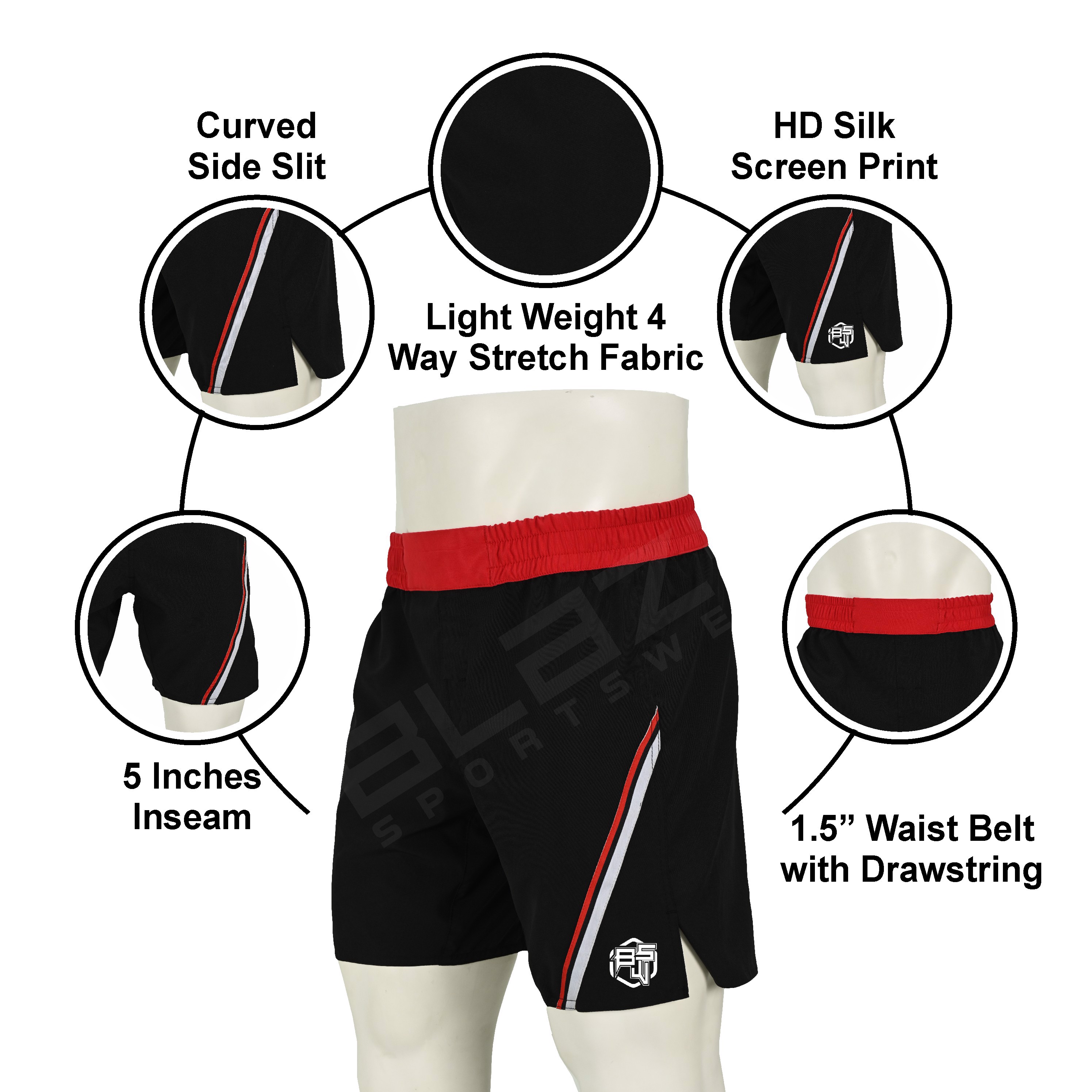 custom Running Shorts Gym Workout Quick Dry Mens Shorts  ODM digital sublimation printing gym shorts - view 5