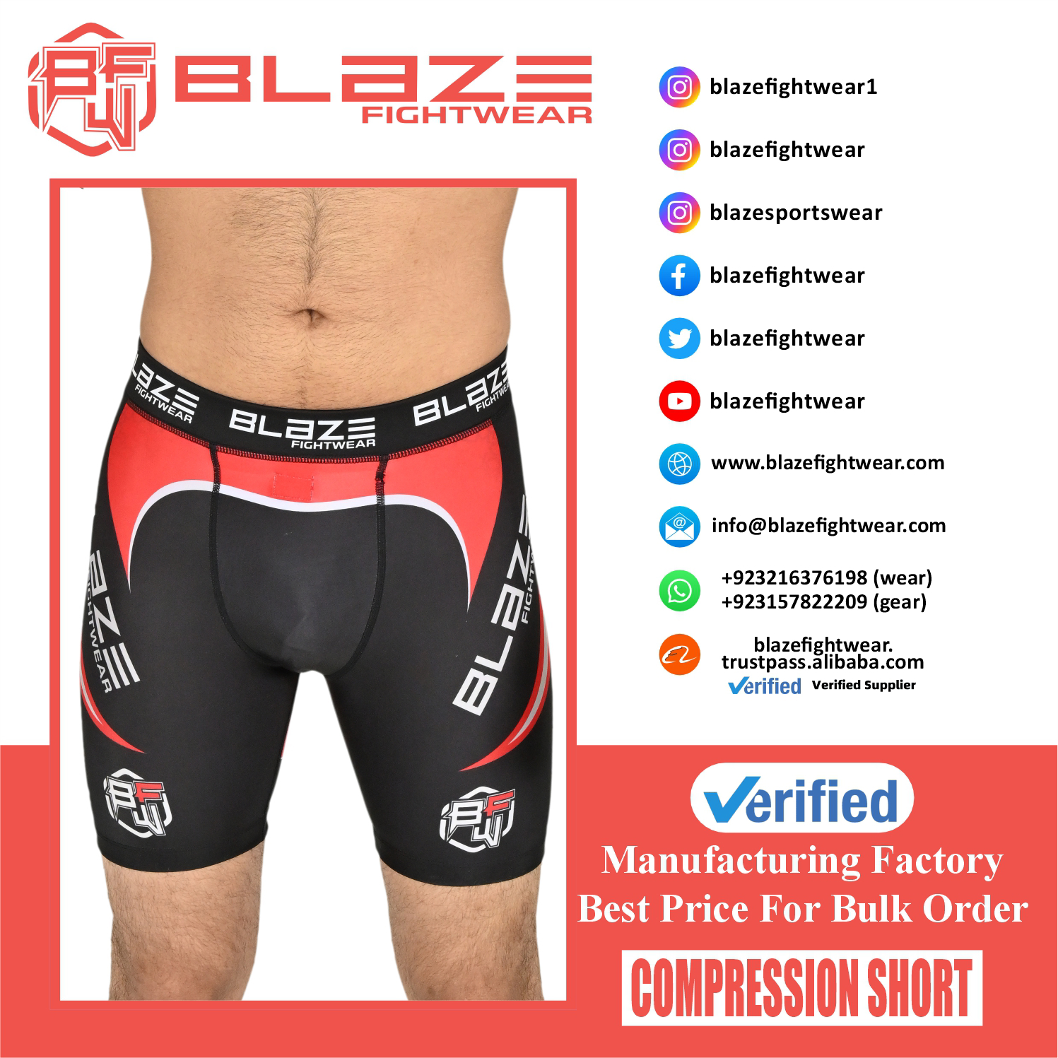 custom sublimation compression short running bjj workout short training and athlete compressinshort - view 3