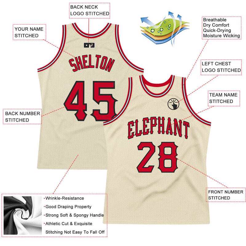 High Quality Custom Made Printed Design With Your Custom Name & Number Basketball Jersey - view 4