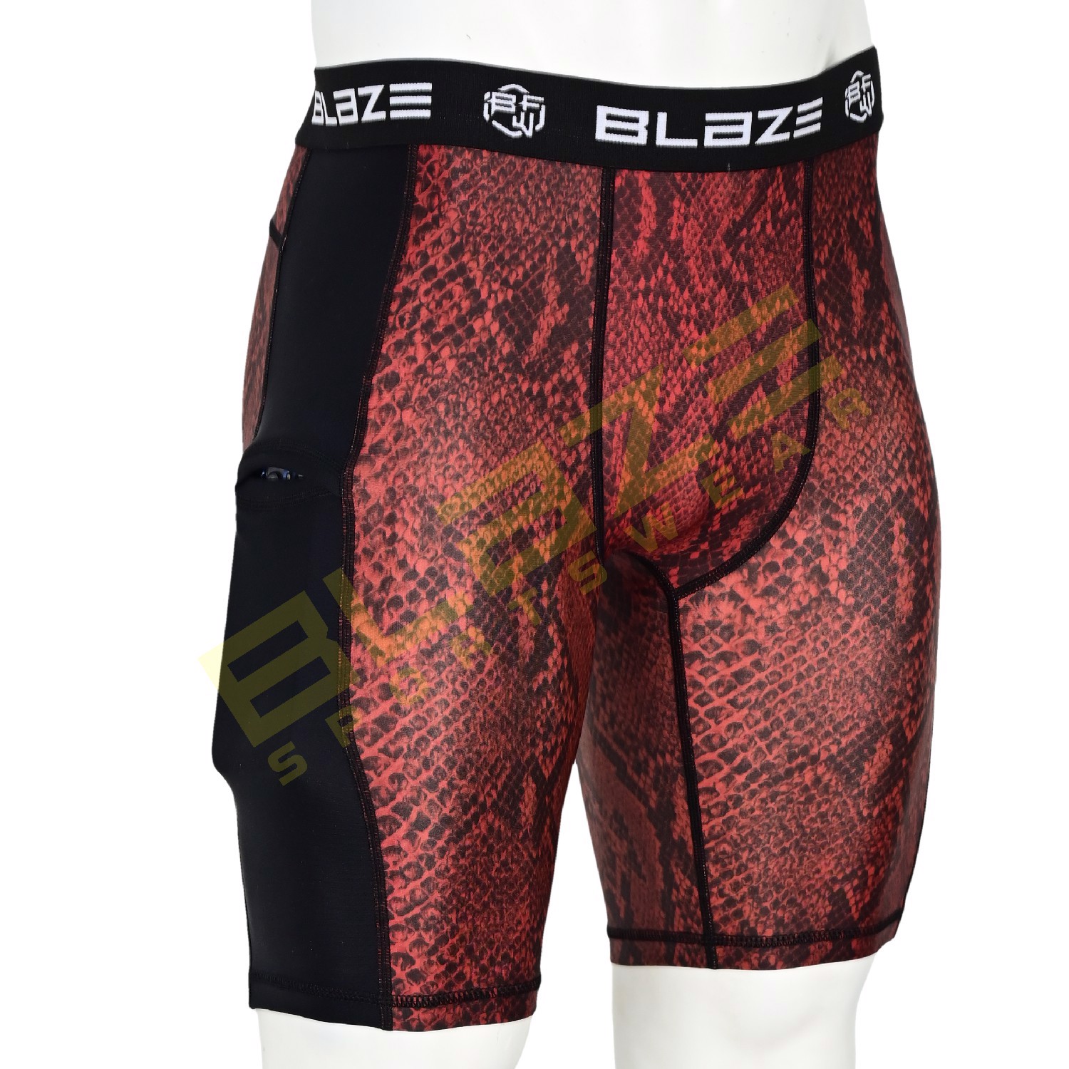 New custom sublimation compression short running bjj workout , training athlete compression short