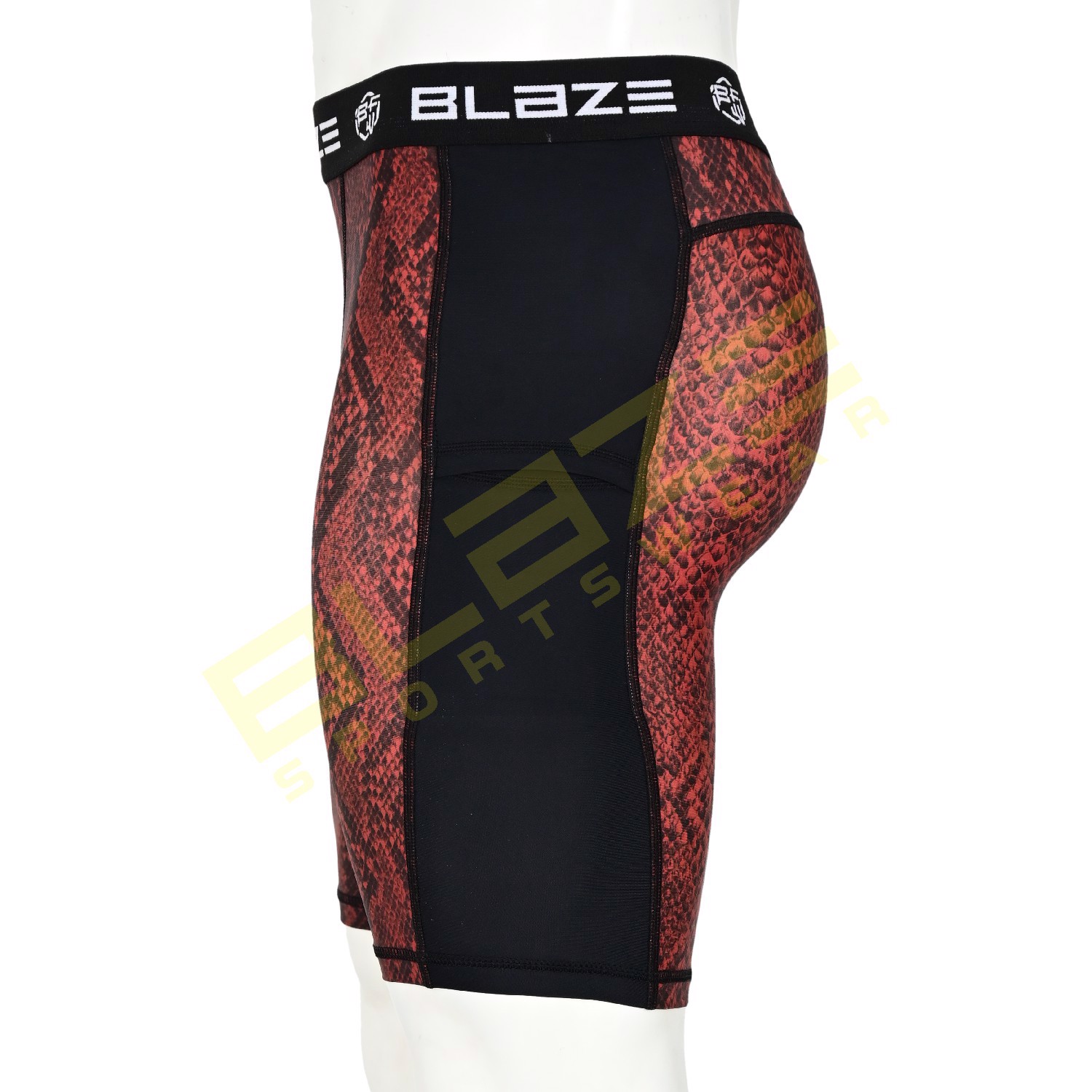 New custom sublimation compression short running bjj workout , training athlete compression short - view 4