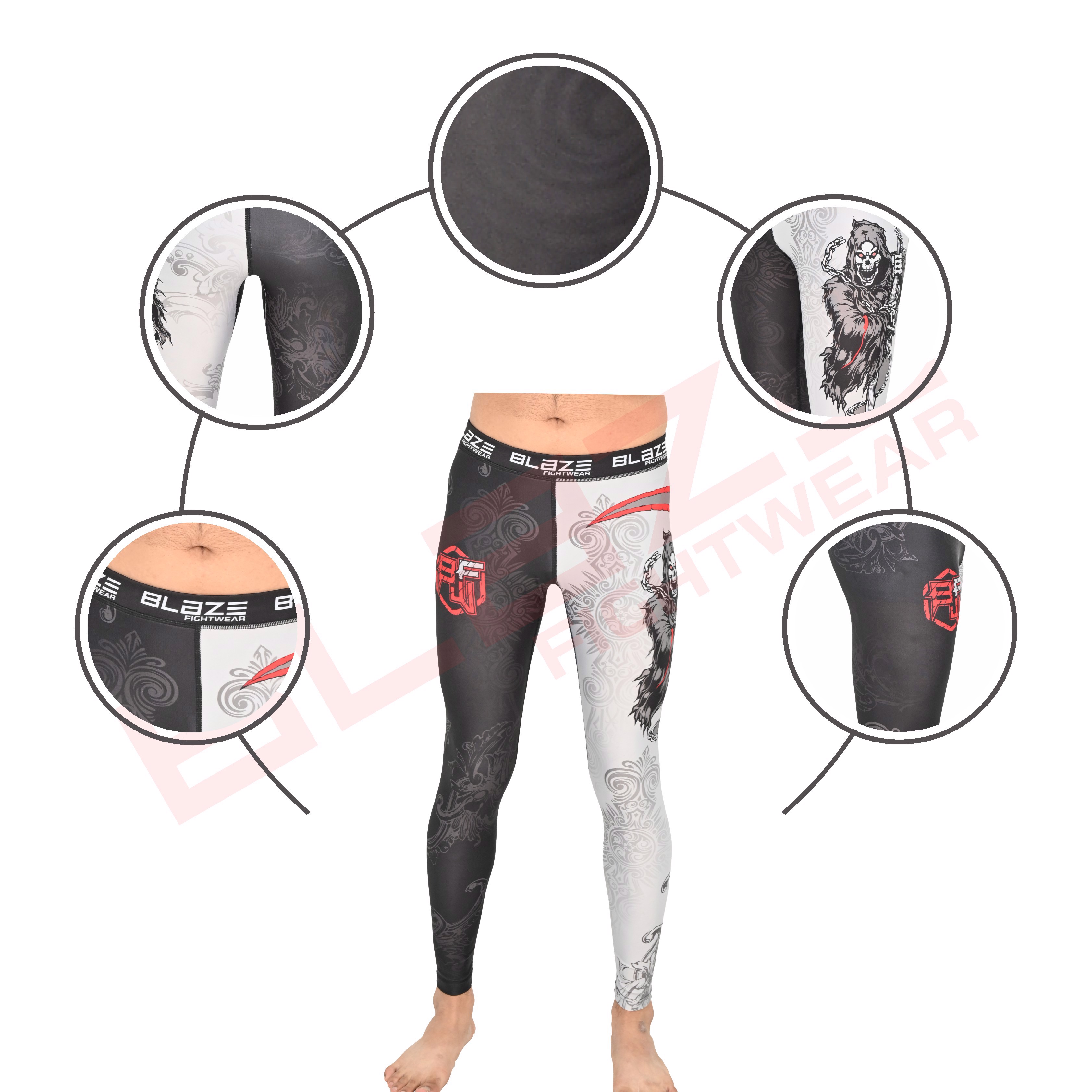 Men tights running pant athelete leggings light weight breathable compression pant fitness leggings - view 5