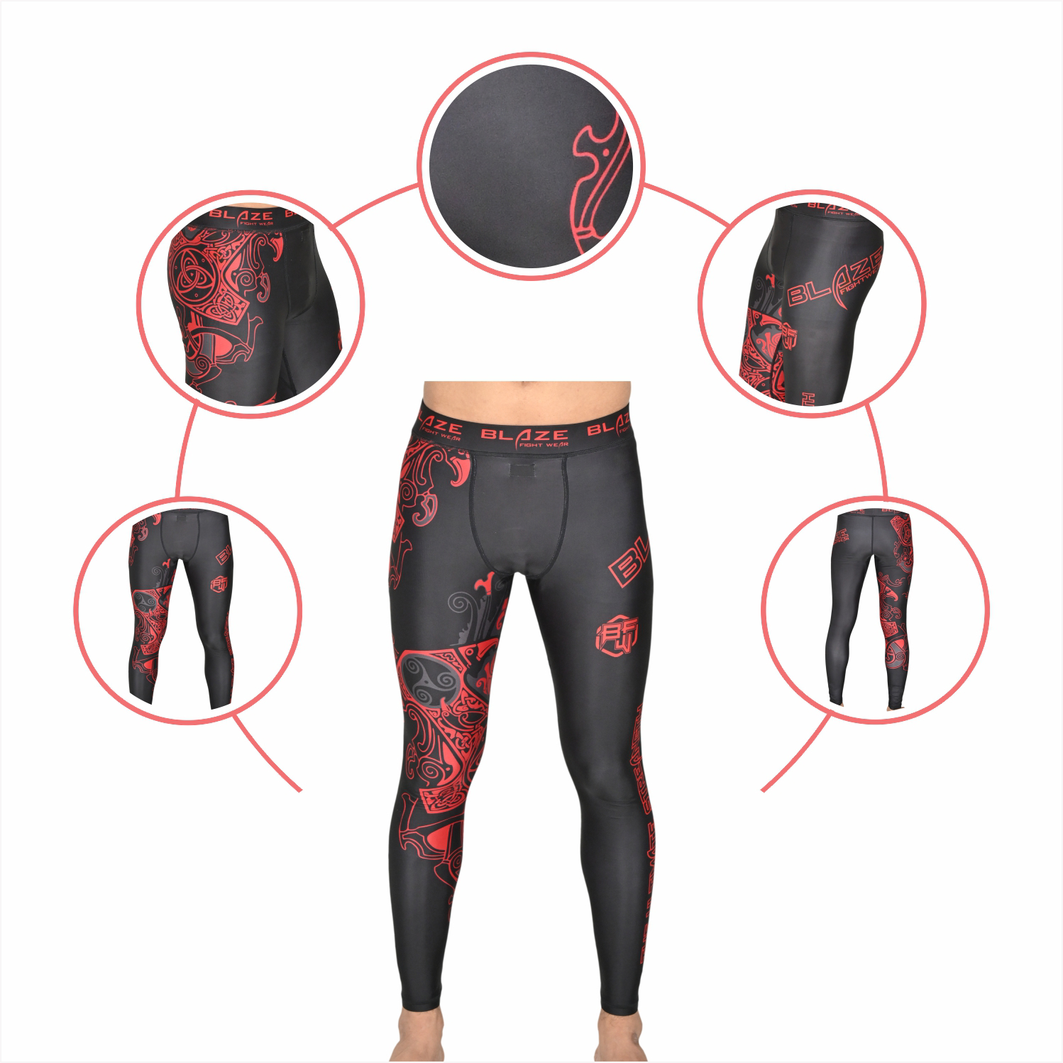 wholesale Custom Design men tights running pant athelete leggings light weight breathable pant  - view 6