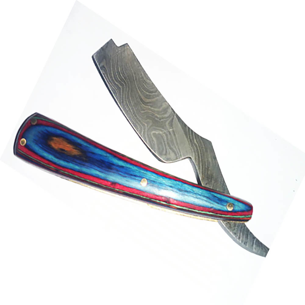 Professional Damascus Edge Barber Styling Razor Haircutting Styling Premium Stainless Steel Blades