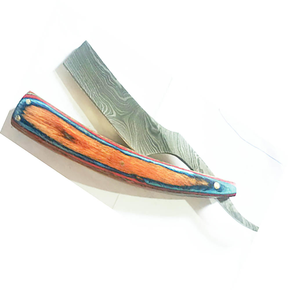 Professional Damascus Edge Barber Styling Razor Haircutting Styling Premium Stainless Steel Blades