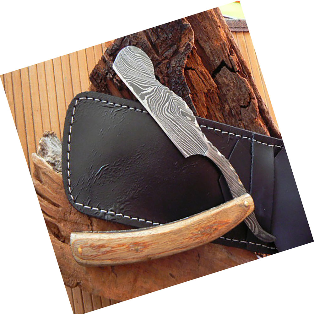 Professional Damascus Edge Barber Styling Razor Haircutting Styling Premium Stainless Steel Blades