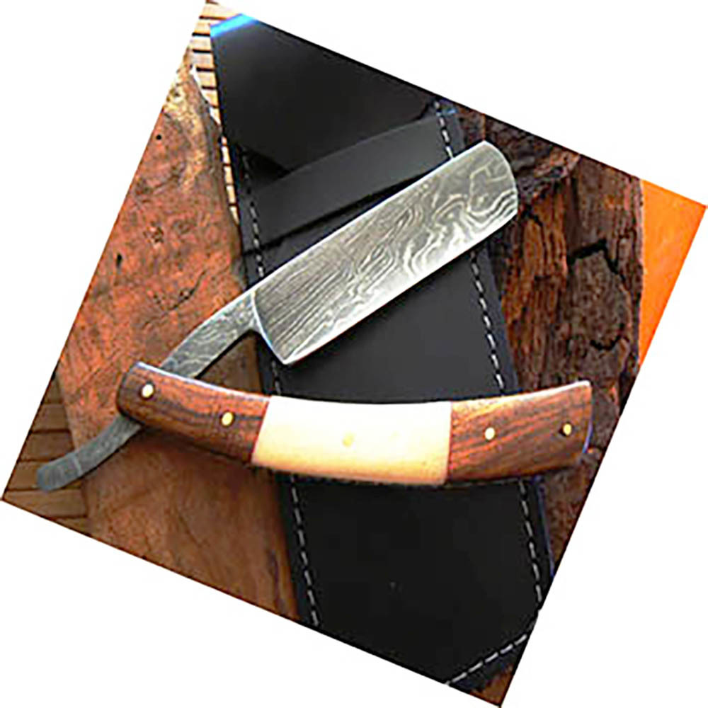 Professional Damascus Edge Barber Styling Razor Haircutting Styling Premium Stainless Steel Blades - view 3