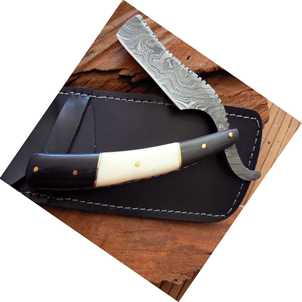 Professional Damascus Edge Barber Styling Razor Haircutting Styling Premium Stainless Steel Blades - view 4