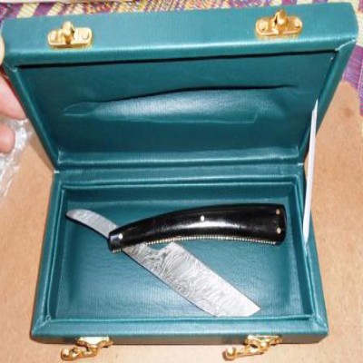 Professional Damascus Edge Barber Styling Razor Haircutting Styling Premium Stainless Steel Blades
