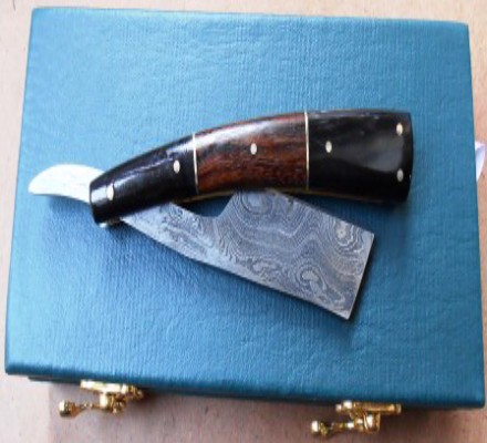 Professional Damascus Edge Barber Styling Razor Haircutting Styling Premium Stainless Steel Blades - view 2
