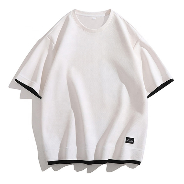 Casual Short Sleeve t shirt Custom Logo Plain Shirt t For Men and women Blank Mens Summer Tracksuit - view 6